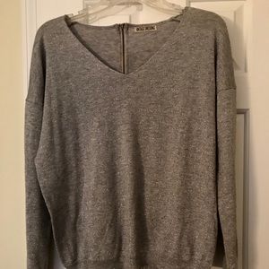 Gray Knit Top